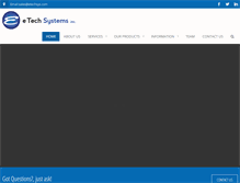 Tablet Screenshot of etechsys.com